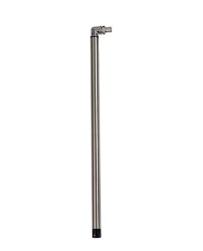 Seinäkiinnitteisen pumpun ruostumatonta terästä putki pituus 1250mm halkaisija 42mm