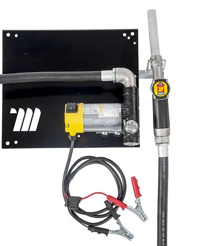 Seinään kiinnitettävä 12v pumppu Dieselille Manuaaliipistoolilla 60/min F1 - F1