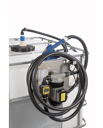 Adblue siirtolaite kontin keskikorkista 230/50 verkkovirta 40L/min Automaattipistooli mittarilla F3/4 - F3/4