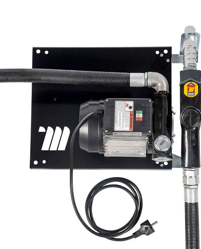 Seinään kiinnitettävä 115/60 verkkovirta pumppu Dieselille Automaattipistoolilla 70L/min F1 - F1