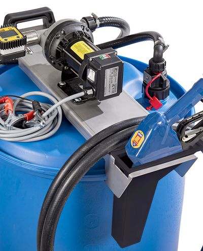Adblue siirtolaite tynnyriin 12v 34L/min Automaattipistooli mittarilla F3/4 - F3/4