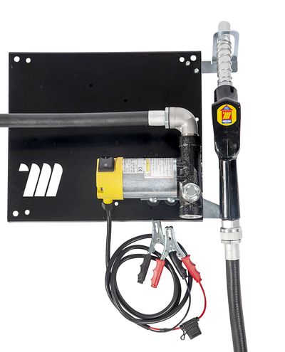 Seinään kiinnitettävä 12v pumppu Dieselille Automaattipistoolilla 60L/min F1 - F1