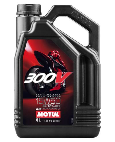 MOTUL 300V FACTORY LINE ROAD RACING 15W50 4L