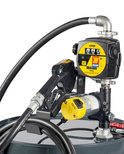 12v Diesel pumppu sarja tynnyriin mittarilla Manuaalipistoolilla 85L/min F1 - F1