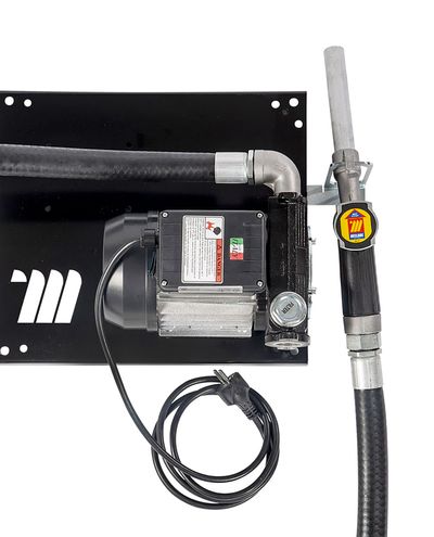 Seinään kiinnitettävä 115/60 verkkovirta pumppu Dieselille Manuaalipistoolilla 70L/min F1 - F1