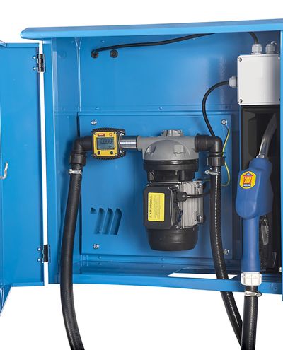 Adblue siirtopumppu kaappi mittarilla 12v 34L/min Automaattipistooli ruostumaton mittarilla F3/4 - F3/4