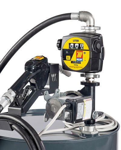 12v Diesel pumppu sarja tynnyriin mittarilla Automaattipistoolilla 45L/min F1 - F1