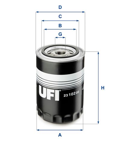 UFI ÖLJYSUODATIN
