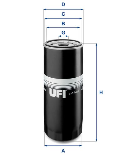 UFI ÖLJYSUODATIN