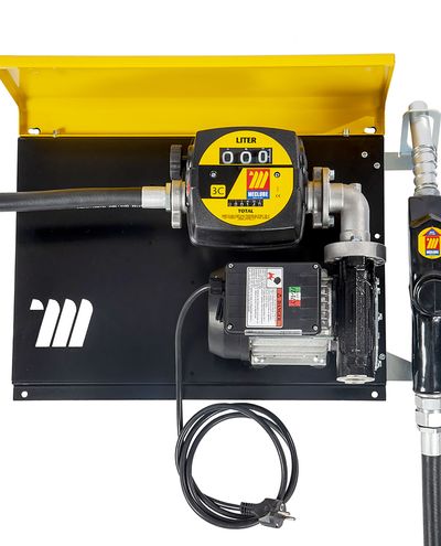Seinään kiinnitettävä 115/60 verkkovirta pumppu Dieselille mittarilla Automaattipistoolilla 70L/min ilman imuletkusarjaa