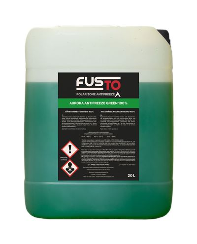 FUSTO AURORA ANTIFREEZE GREEN 100% - 20 L FUSTO AURORA ANTIFREEZE GREEN 100% - 20 L