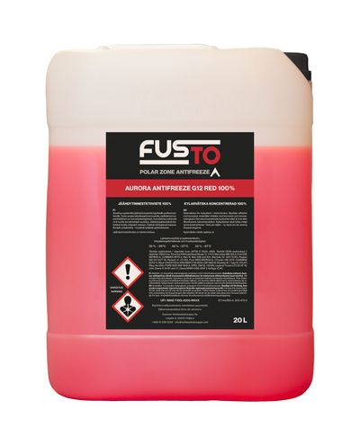 FUSTO AURORA ANTIFREEZE G12 RED 100% - 20 L FUSTO AURORA ANTIFREEZE G12 RED 100% - 20 L