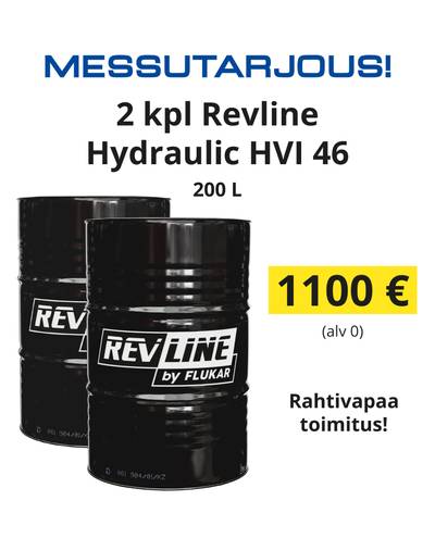 Messutarjous! 2 kpl Revline Hydraulic HVI 46 200 L Messutarjous! 2 kpl Revline Hydraulic HVI 46 200 L