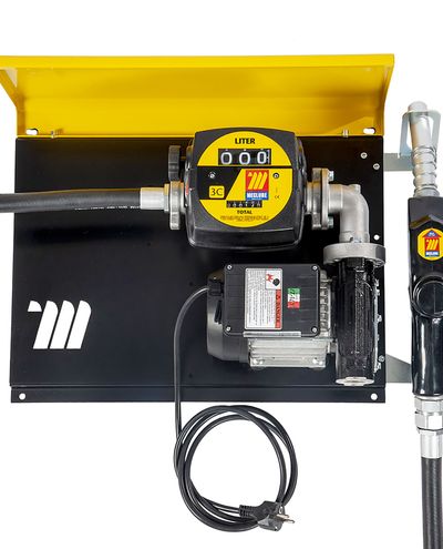 Seinään kiinnitettävä 115/60 verkkovirta pumppu Dieselille mittarilla Automaattipistoolilla 100L/min ilman imuletkusarjaa