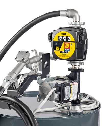 12v Diesel pumppu sarja tynnyriin mittarilla Manuaalipistoolilla 45L/min F1 - F1