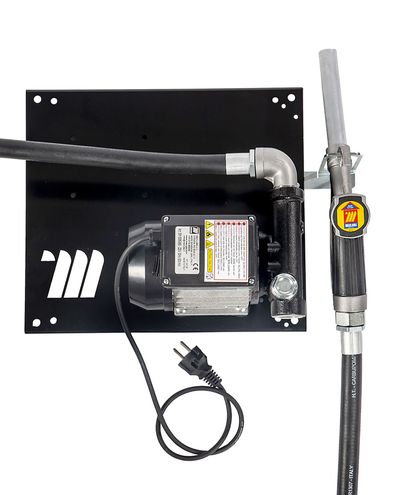 Seinään kiinnitettävä 24v pumppu Dieselille Automaattipistoolilla 60L/min F1 - F1