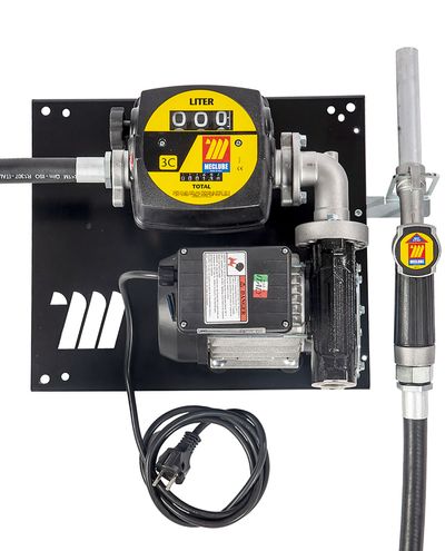 Seinään kiinnitettävä 230/50 verkkovirta pumppu Dieselille mittarilla Manuaalipistoolilla 60L/min F1 - F1