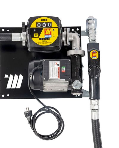 Seinään kiinnitettävä 230/50 verkkovirta pumppu Dieselille mittarilla Automaattipistoolilla 100L/min F1 - F1