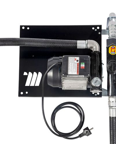 Seinään kiinnitettävä 230/50 verkkovirta pumppu Dieselille Automaattipistoolilla 100L/min F1 - F1