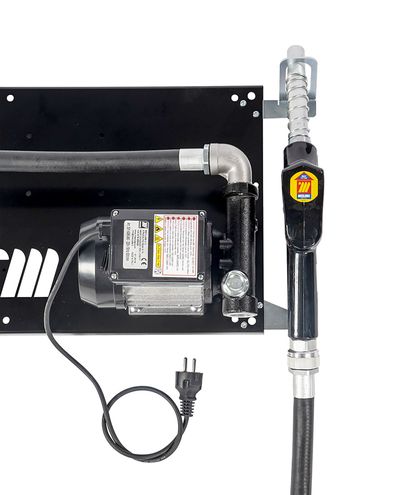 Seinään kiinnitettävä 230/50 verkkovirta pumppu Dieselille Automaattipistoolilla 60L/min F1 - F1