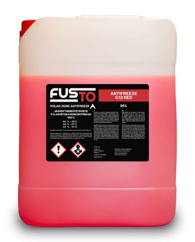FUSTO AURORA ANTIFREEZE G12 RED 100% 20 L