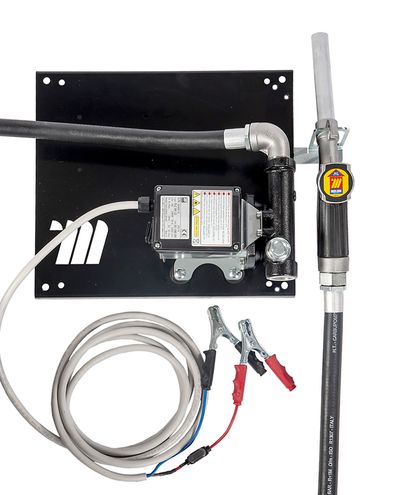 Seinään kiinnitettävä 12v pumppu Dieselille Manuaalipistoolilla 45L/min F1 - F1