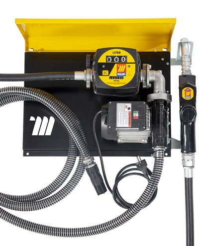 Seinään kiinnitettävä 115/60 verkkovirta pumppu Dieselille mittarilla Automaattipistoolilla 10L/min F1 - F1