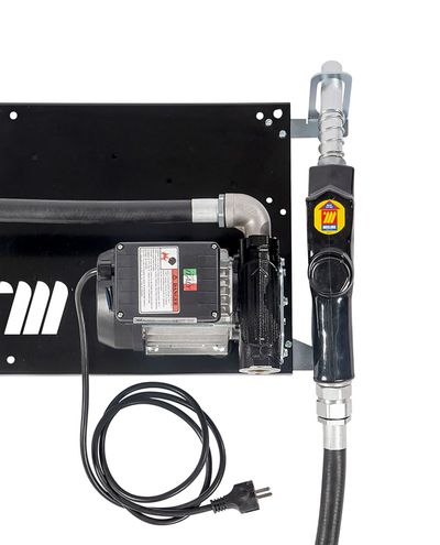 Seinään kiinnitettävä 230/50 verkkovirta pumppu Dieselille Automaattipistoolilla 60L/min F1 - F1