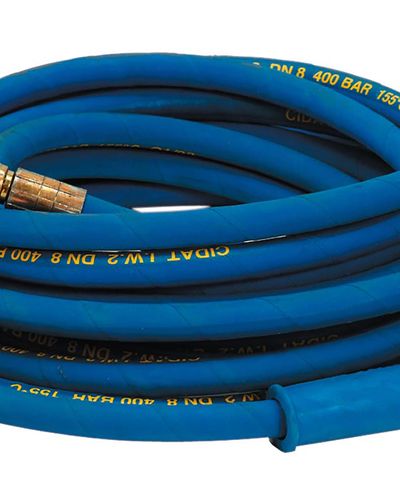 Synteettinen kumiletku vesi 150 400bar 15m 12,7x21,4 F1/2G - F1/2G
