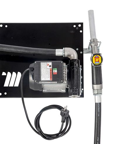 Seinään kiinnitettävä 230/50 verkkovirta pumppu Dieselille Manuaalipistoolilla 70L/min F1 - F1