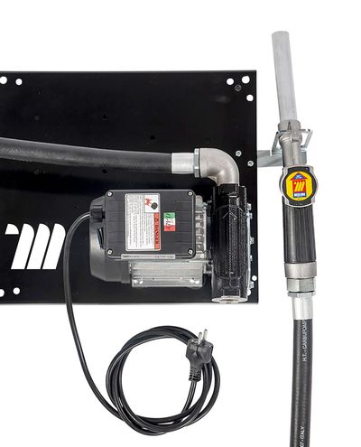 Seinään kiinnitettävä 230/50 verkkovirta pumppu Dieselille Manuaalipistoolilla 60L/min F1 - F1