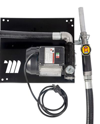 Seinään kiinnitettävä 230/50 verkkovirta pumppu Dieselille Manuaalipistoolilla 100L/min F1 - F1
