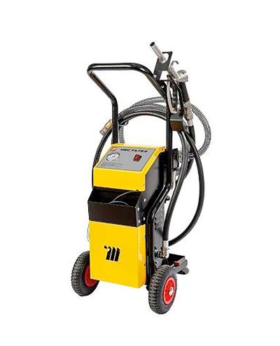 Pyörillä siirrettävä Dieselin suodatinyksikkö 230/50 verkkovirta 60L/min manuaalipistooli