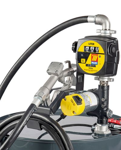 12v Diesel pumppu sarja tynnyriin mittarilla Automaattipistoolilla 85L/min F1 - F1