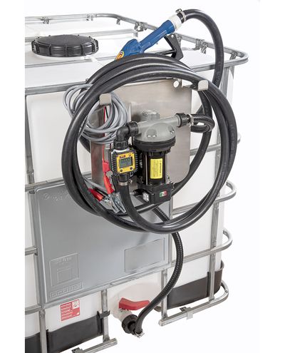 Adblue siirtolaite kontin hanaan 12v 24L/min Automaattlipistooli mittarilla F3/4 - F3/4