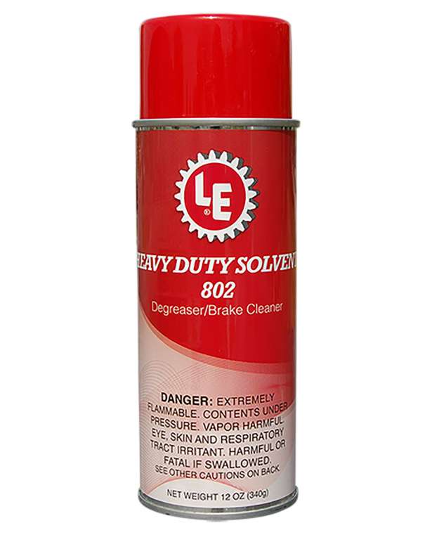 LE 802 Heavy Duty Solvent Degreaser/Brake Cleaner Spray 340 ml